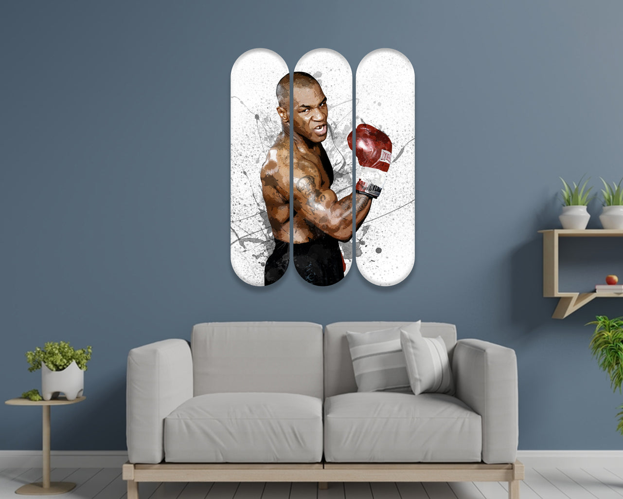 Mike Tyson Acrylic Skateboard Wall Art