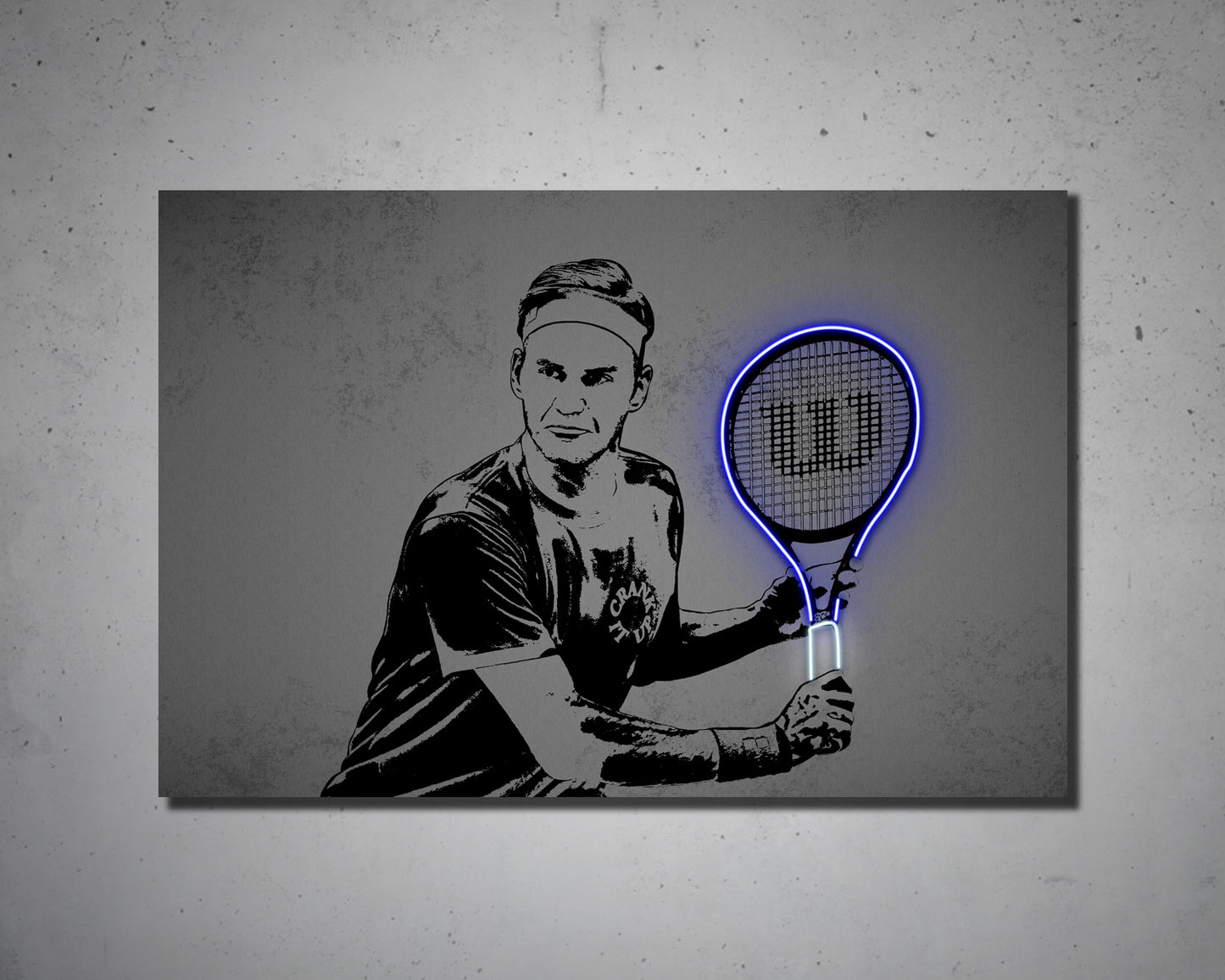 Roger Federer Canvas Wall Art 