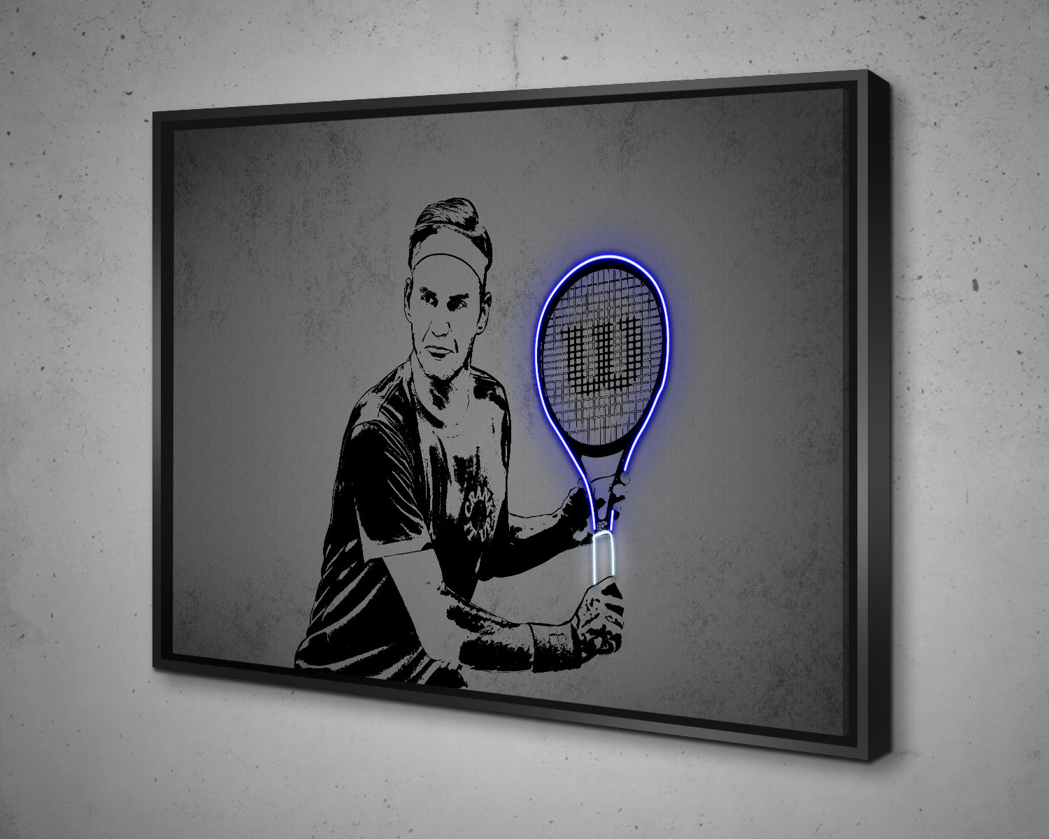 Roger Federer Canvas Wall Art 