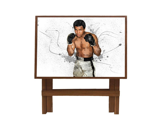 Muhammad Ali Splash Effect Coffee and Laptop Table 