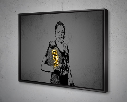 Amanda Nunes Canvas Wall Art
