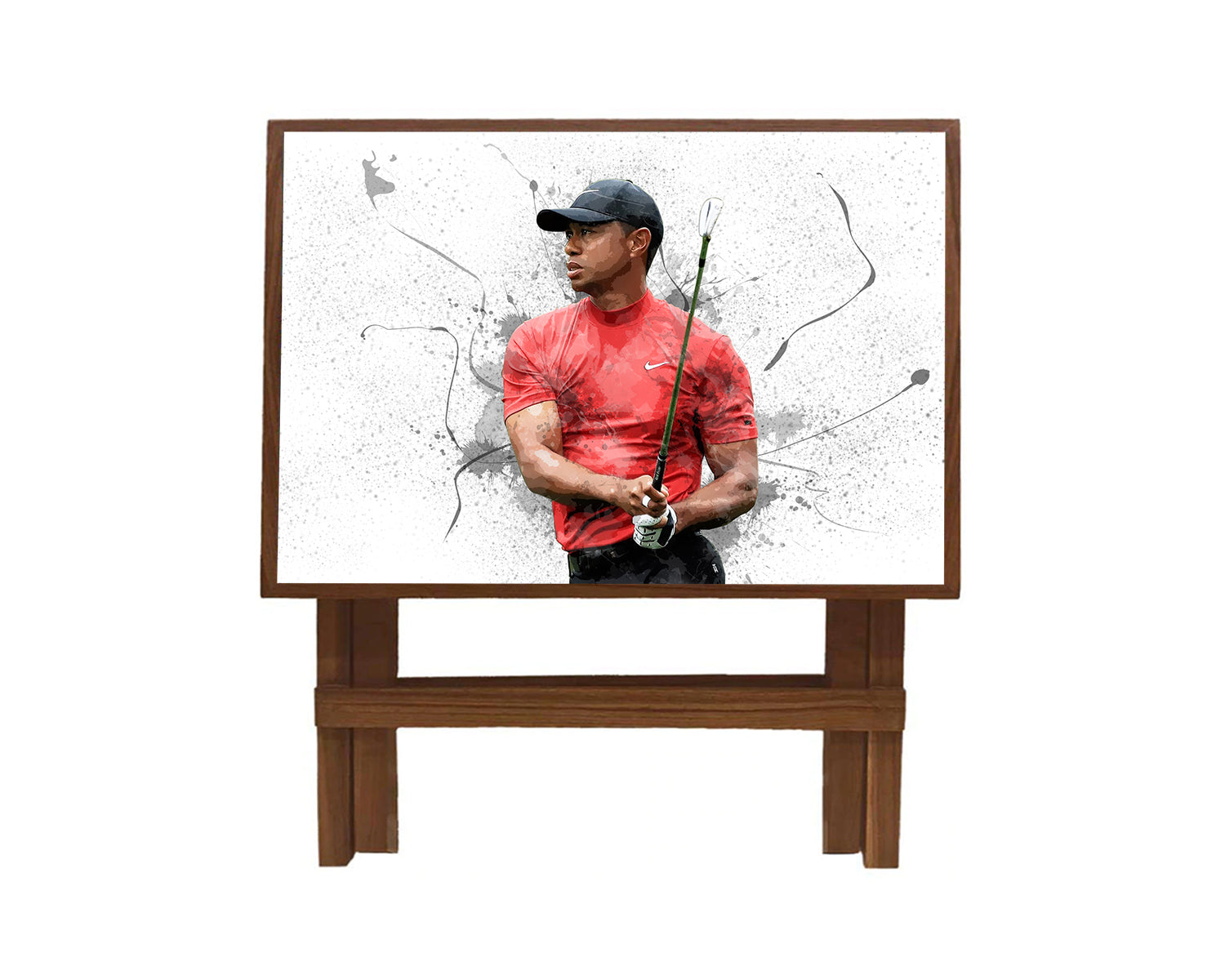 Tiger Woods Splash Effect Coffee and Laptop Table 