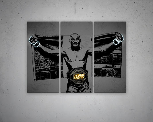 Kamaru Usman Canvas Wall Art
