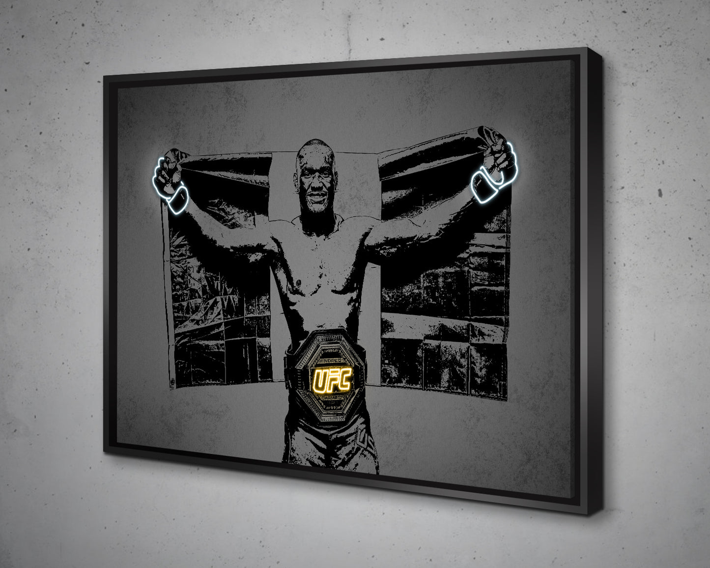 Kamaru Usman Canvas Wall Art 