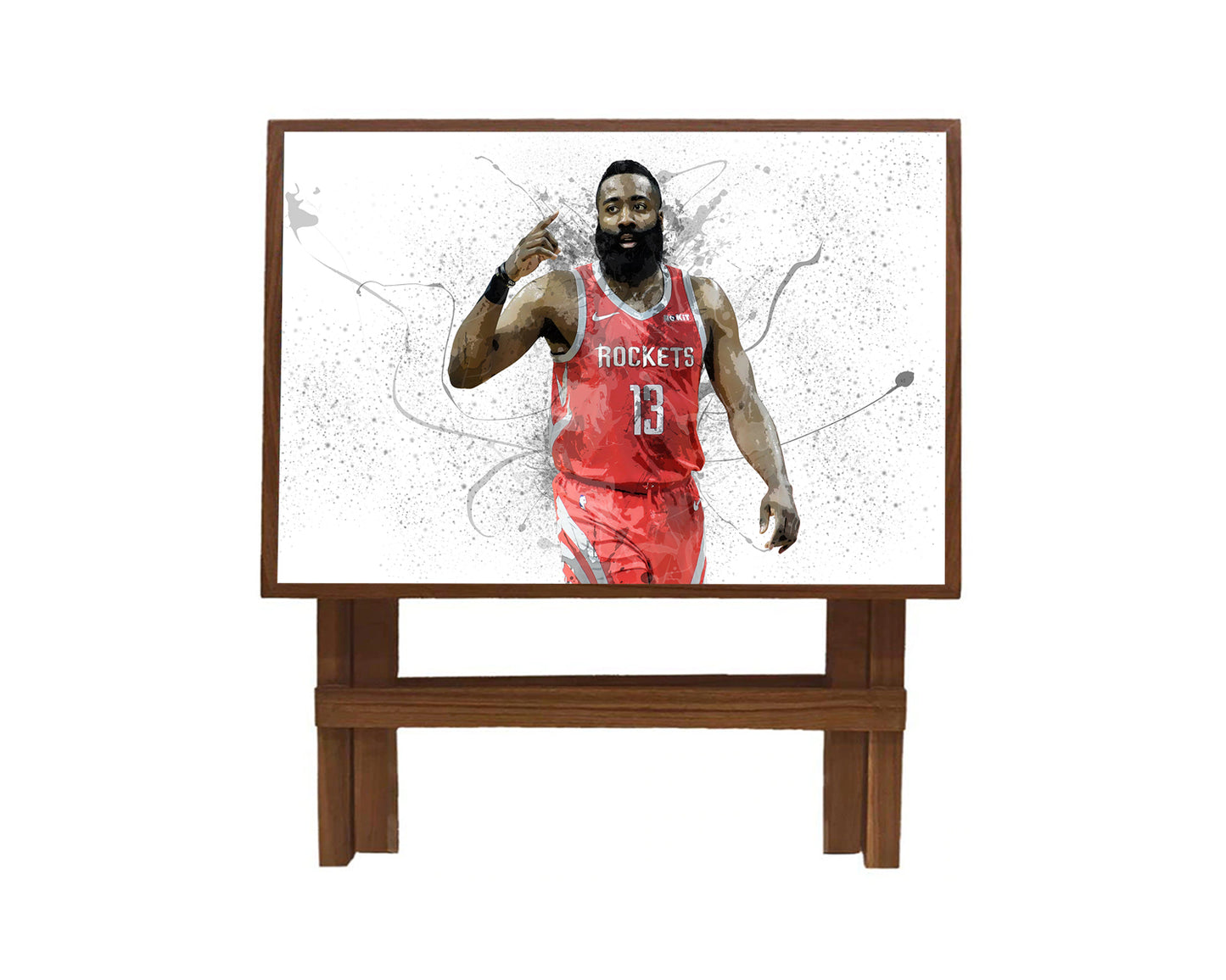 James harden Splash Effect Coffee and Laptop Table 