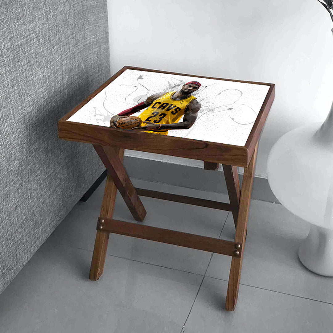 LeBron James Splash Effect Coffee and Laptop Table 