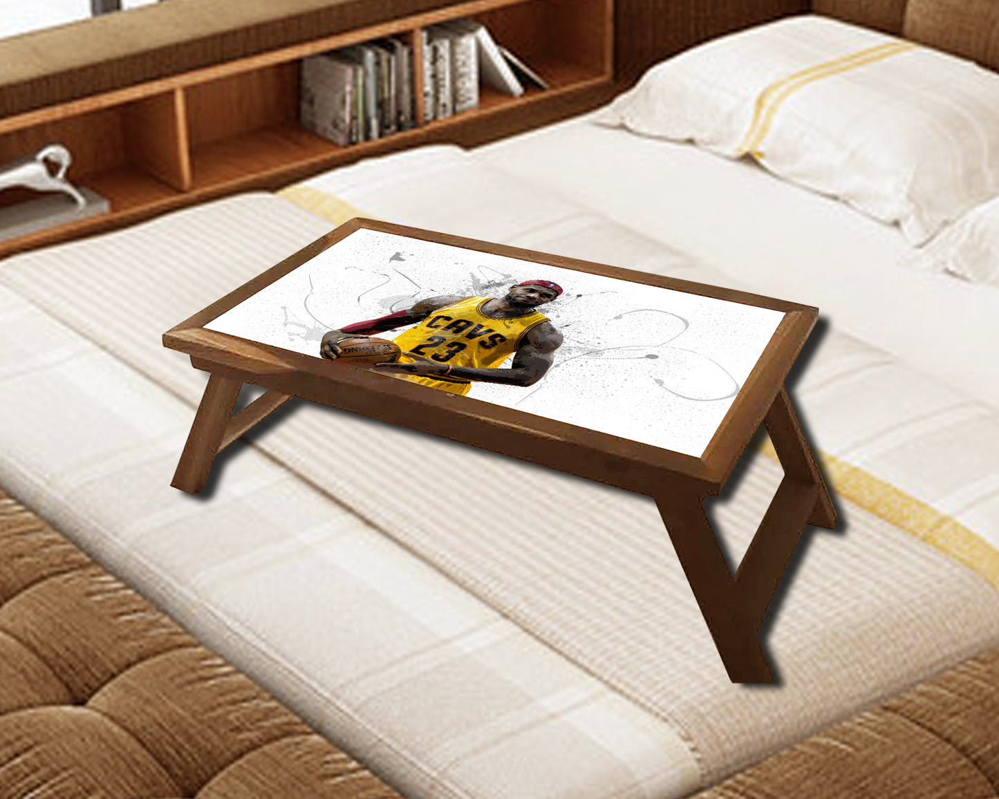 LeBron James Splash Effect Coffee and Laptop Table 