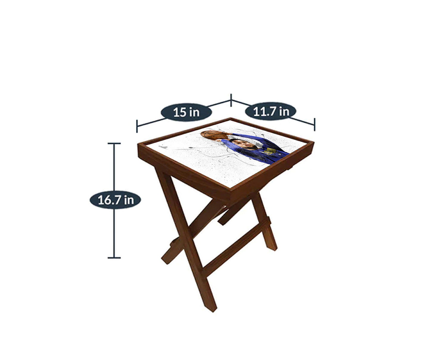 Stephen Curry Splash Effect Coffee and Laptop Table 