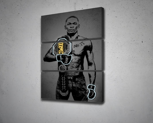Israel Adesanya Canvas Wall Art