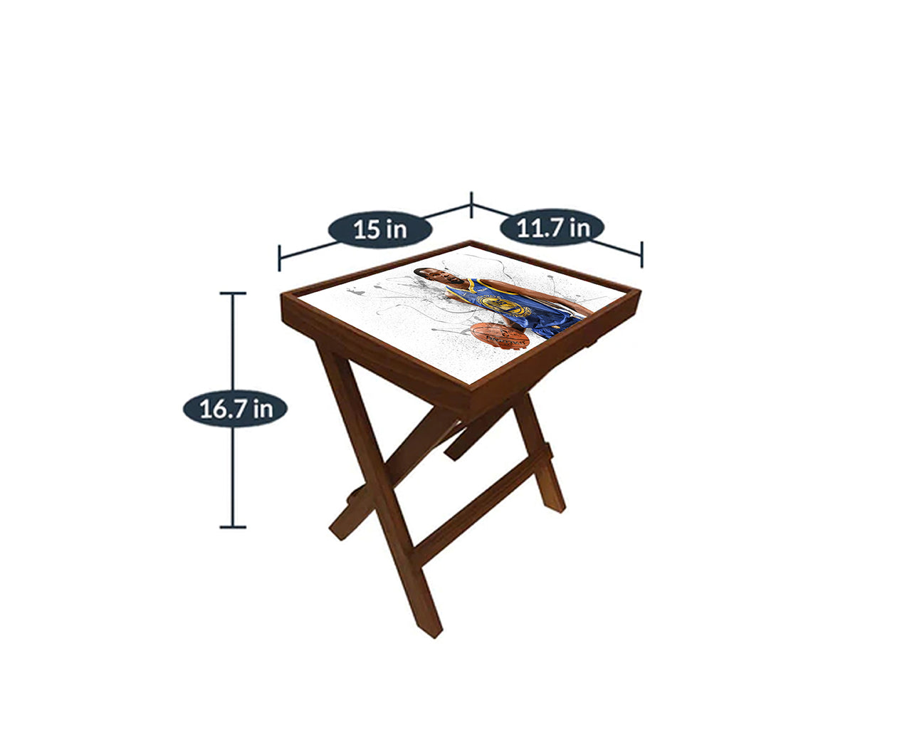 Kevin Durant Splash Effect Coffee and Laptop Table
