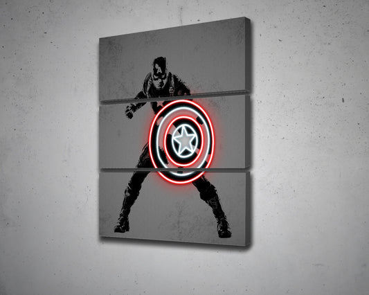 Captain America Canvas Wall Art