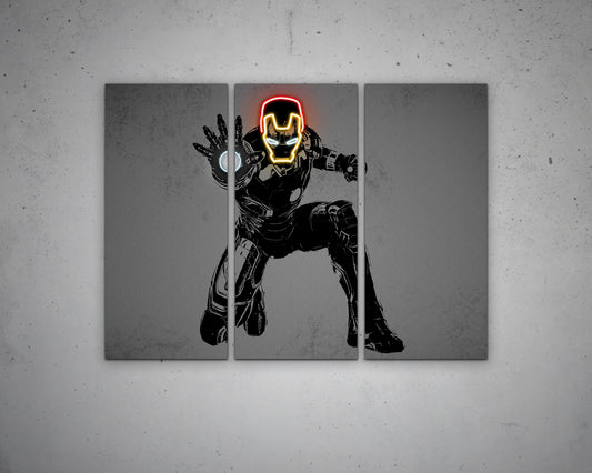 Iron Canvas Wall Art 