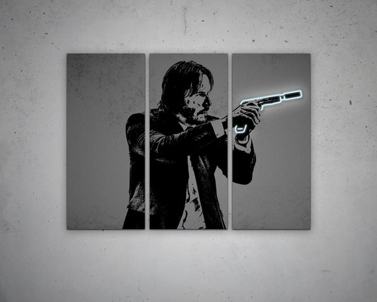 John Wick Canvas Wall Art