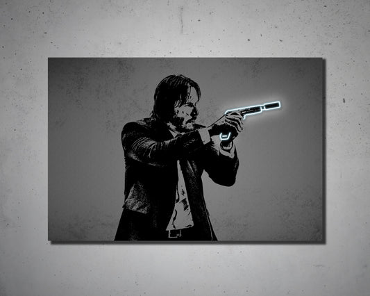John Wick Canvas Wall Art