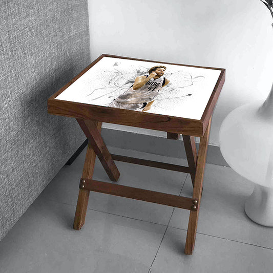 Dirk Nowitzki Splash Effect Coffee and Laptop Table 