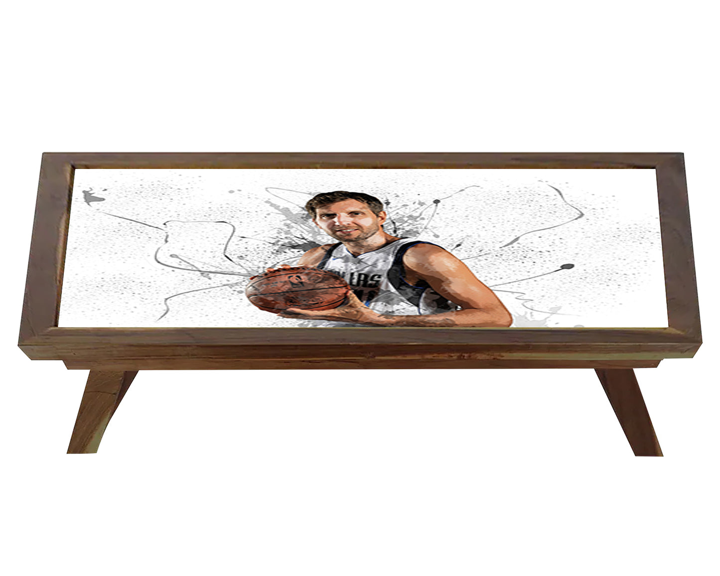 Dirk Nowitzki Splash Effect Coffee and Laptop Table 