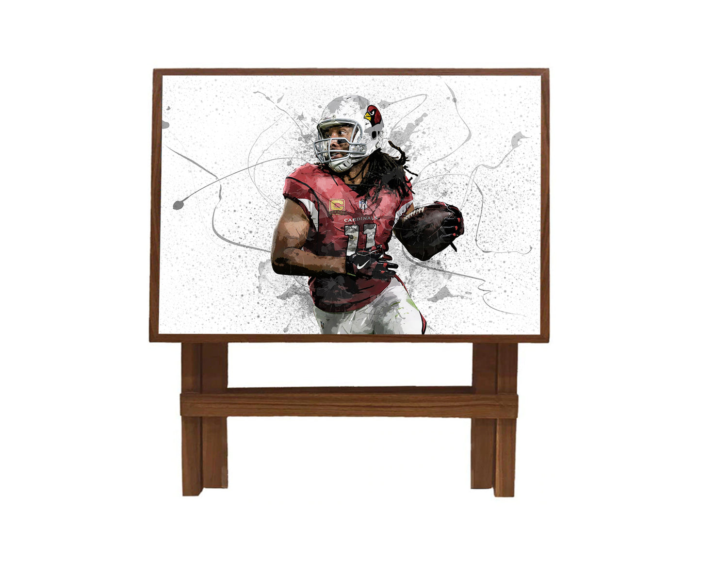 Larry Fitzgerald Splash Effect Coffee and Laptop Table 