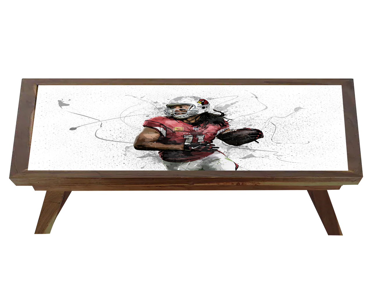 Larry Fitzgerald Splash Effect Coffee and Laptop Table