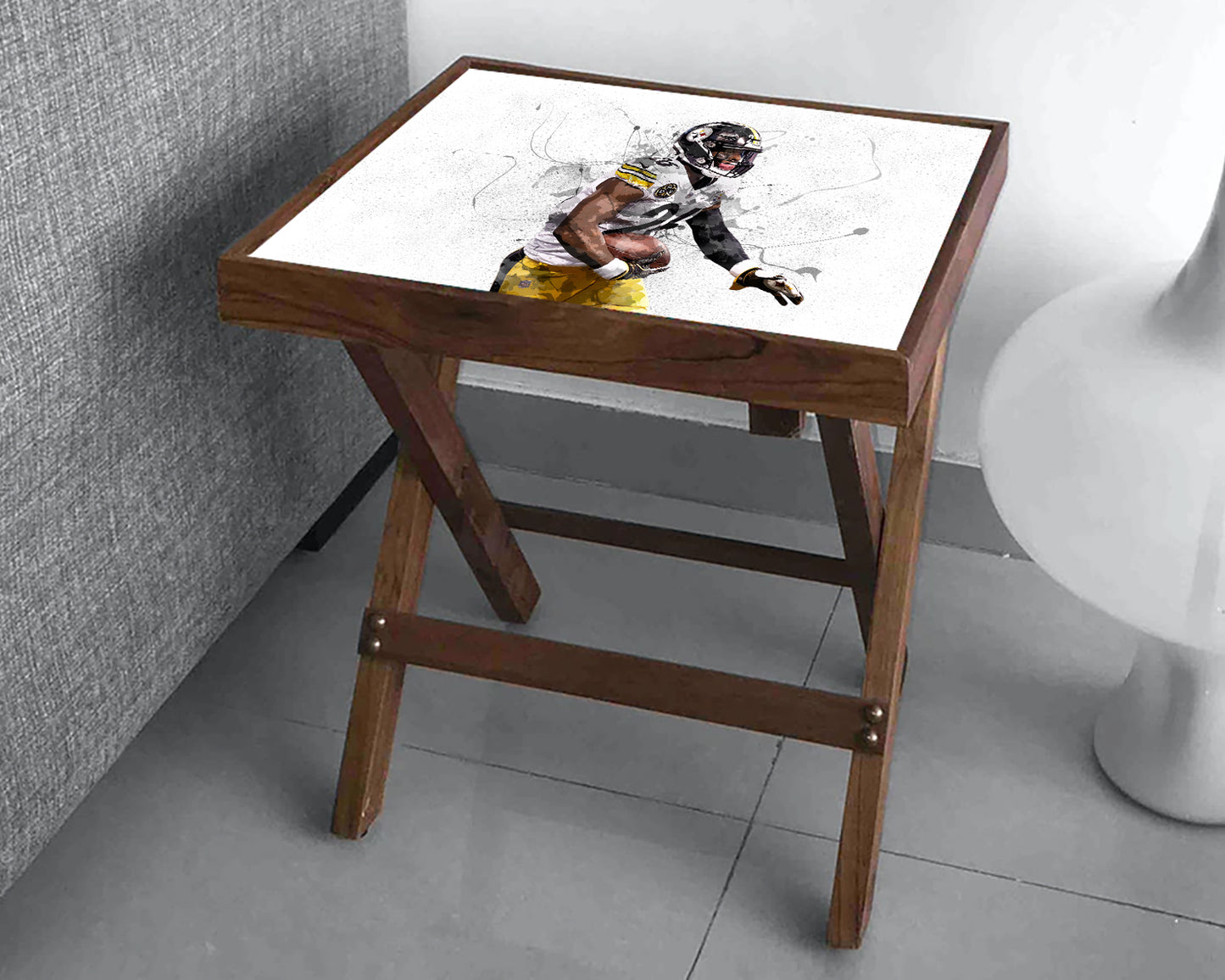 Le'Veon Bell Splash Effect Coffee and Laptop Table 