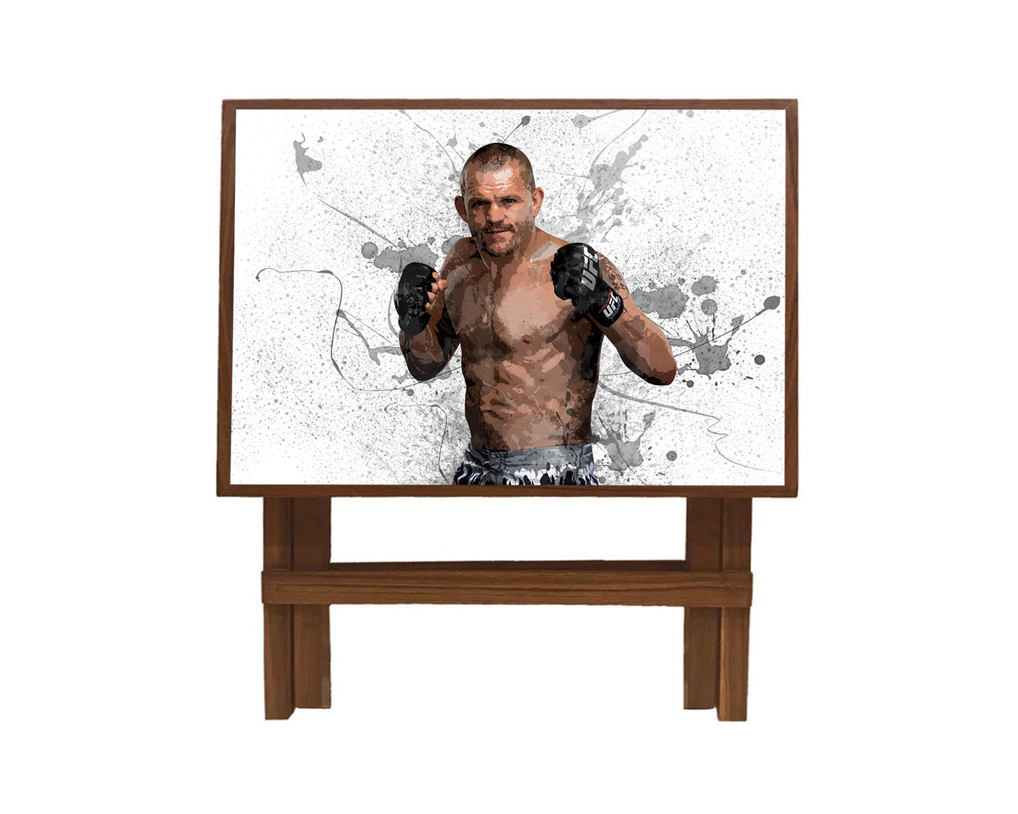 Chuck Liddell Splash Effect Coffee and Laptop Table 