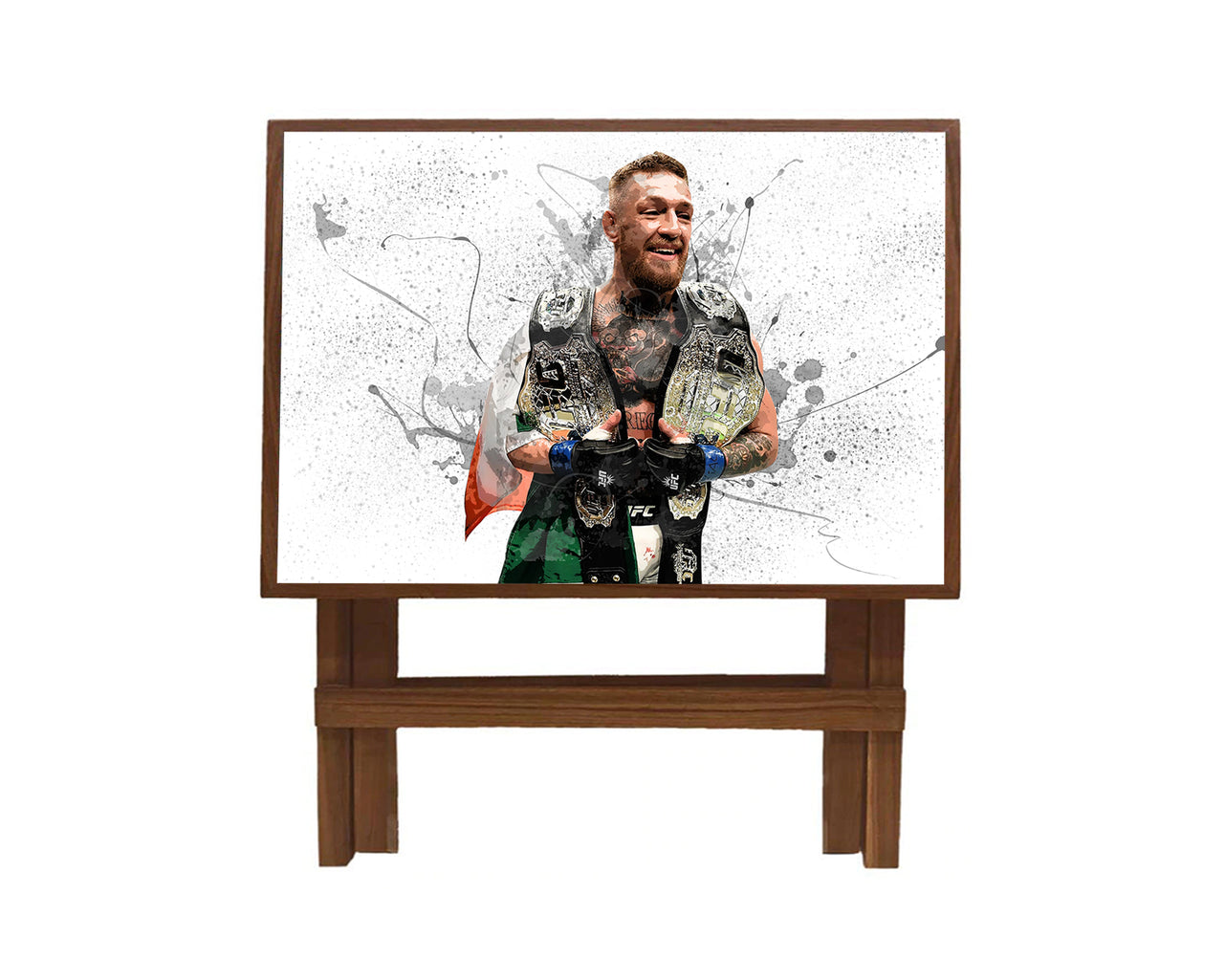 Conor McGregor Splash Effect Coffee and Laptop Table