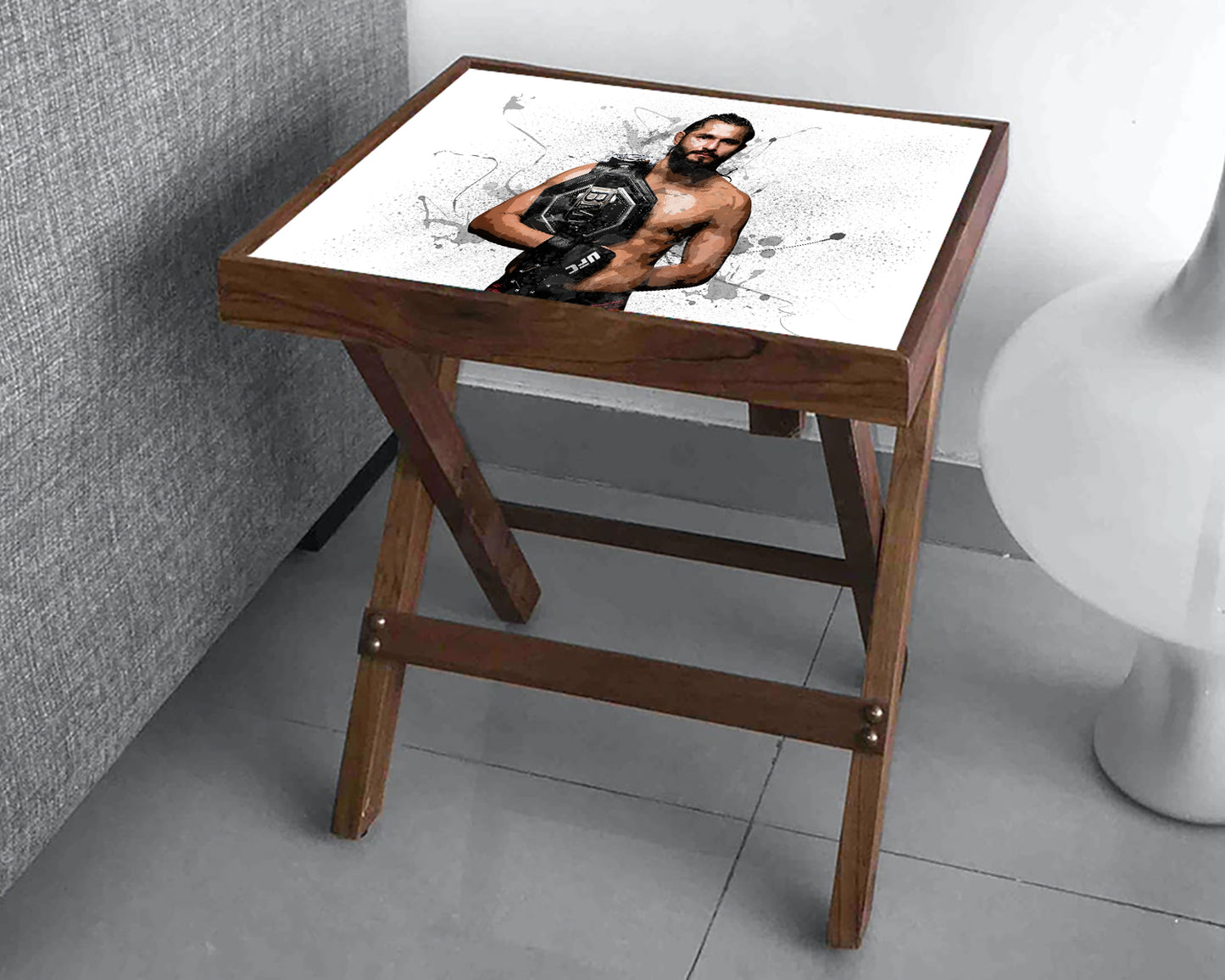 Jorge Masvidal Splash Effect Coffee and Laptop Table 