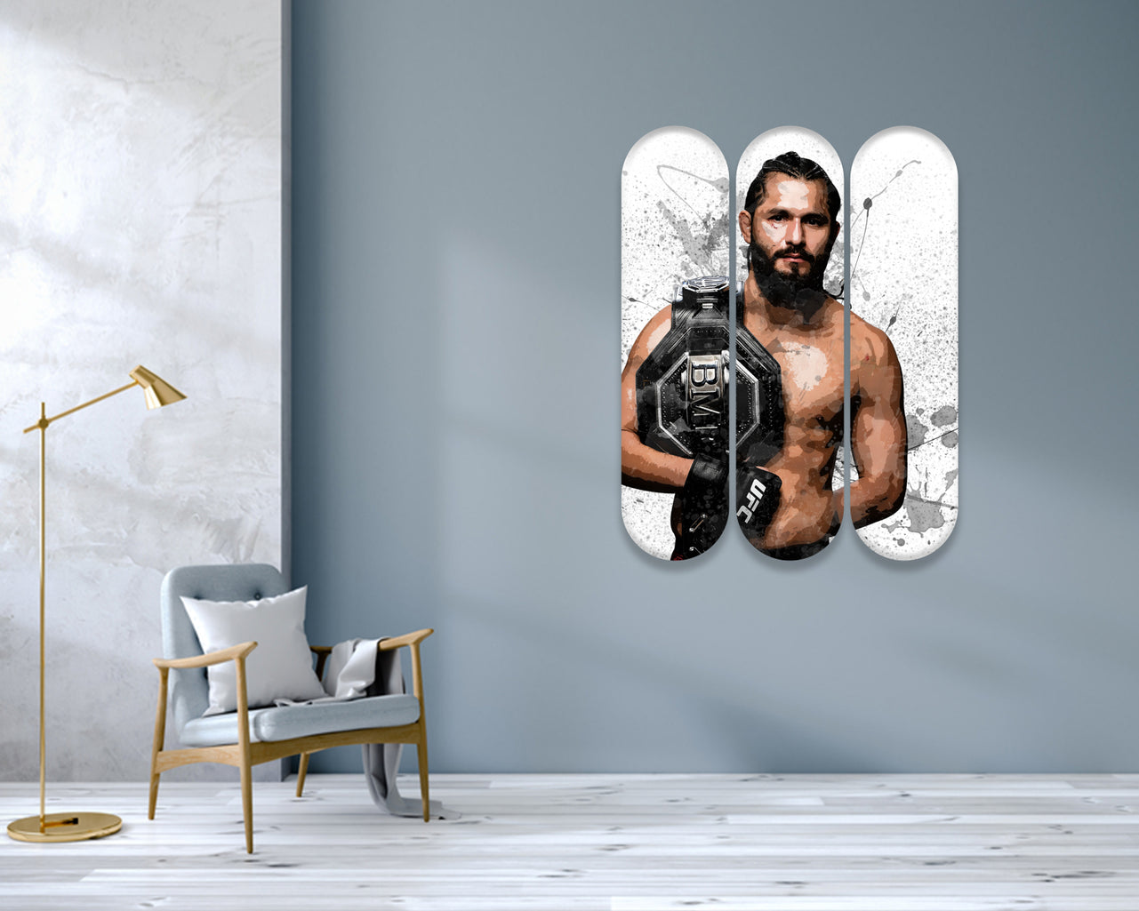 Jorge Masvidal Acrylic Skateboard Wall Art