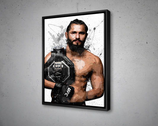 Jorge Masvidal Splash Effect Canvas Art