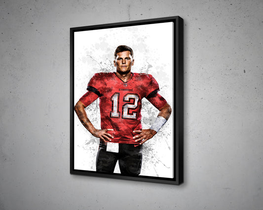 TOM BRADY Canvas Wall Art 