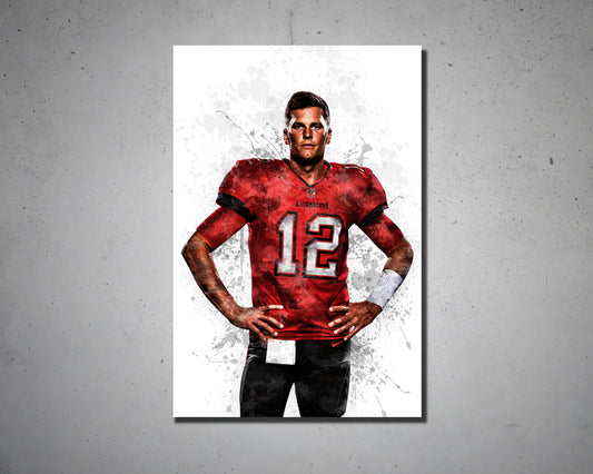 TOM BRADY Canvas Wall Art 