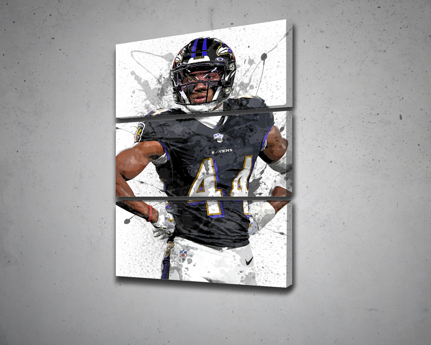 Marlon Humphrey Splash Effect Canvas Art 