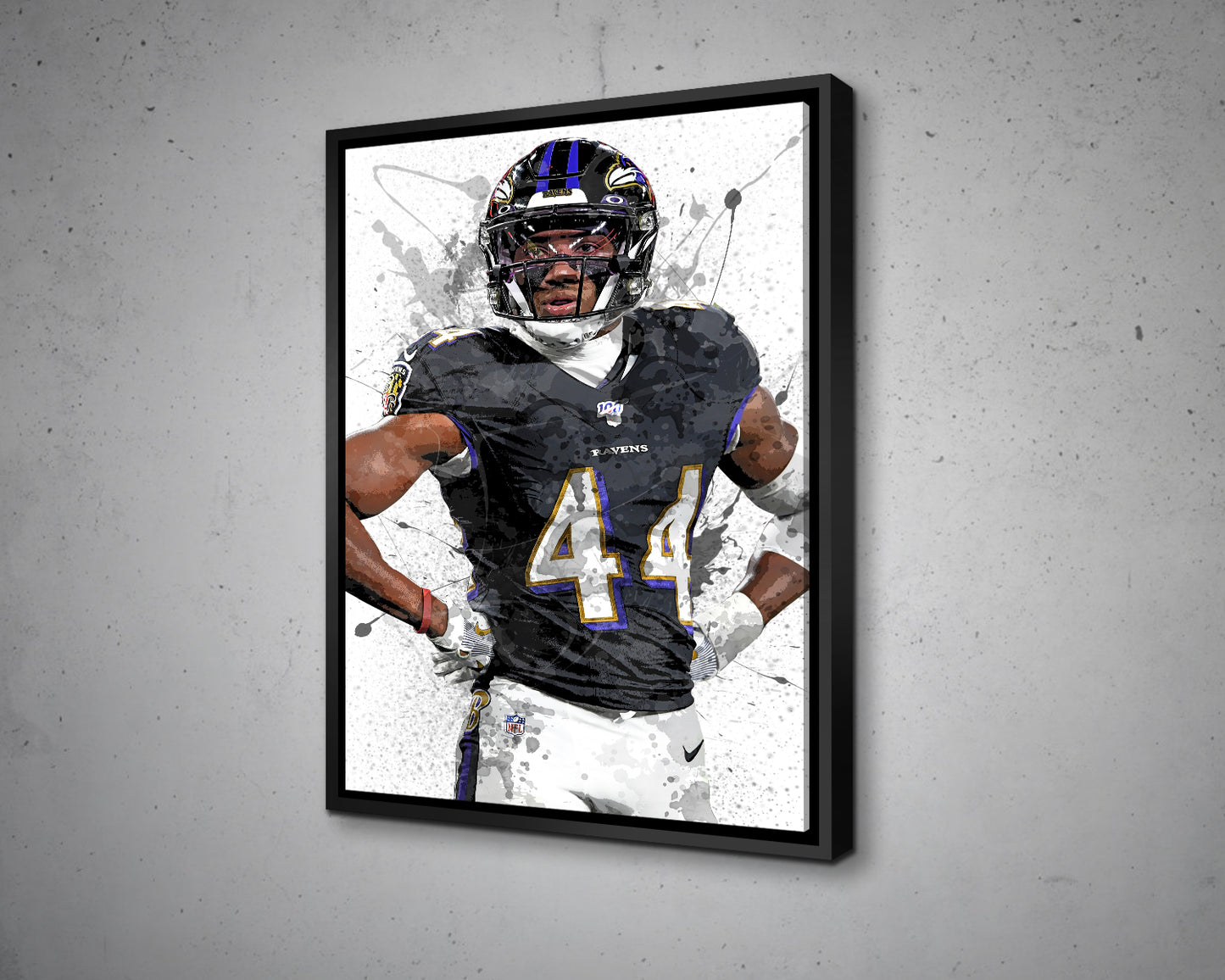 Marlon Humphrey Splash Effect Canvas Art 