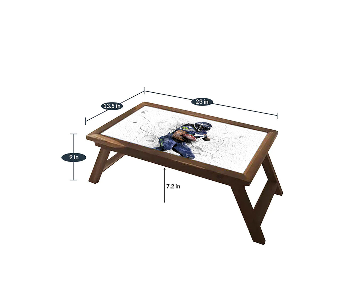 Marshawn Lynch Splash Effect Coffee and Laptop Table 