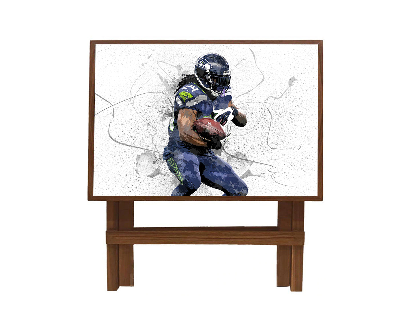 Marshawn Lynch Splash Effect Coffee and Laptop Table 