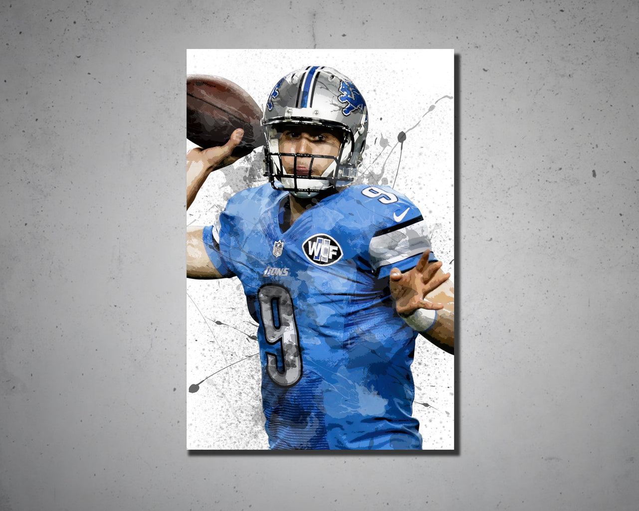 Matthew Stafford Canvas Wall Art