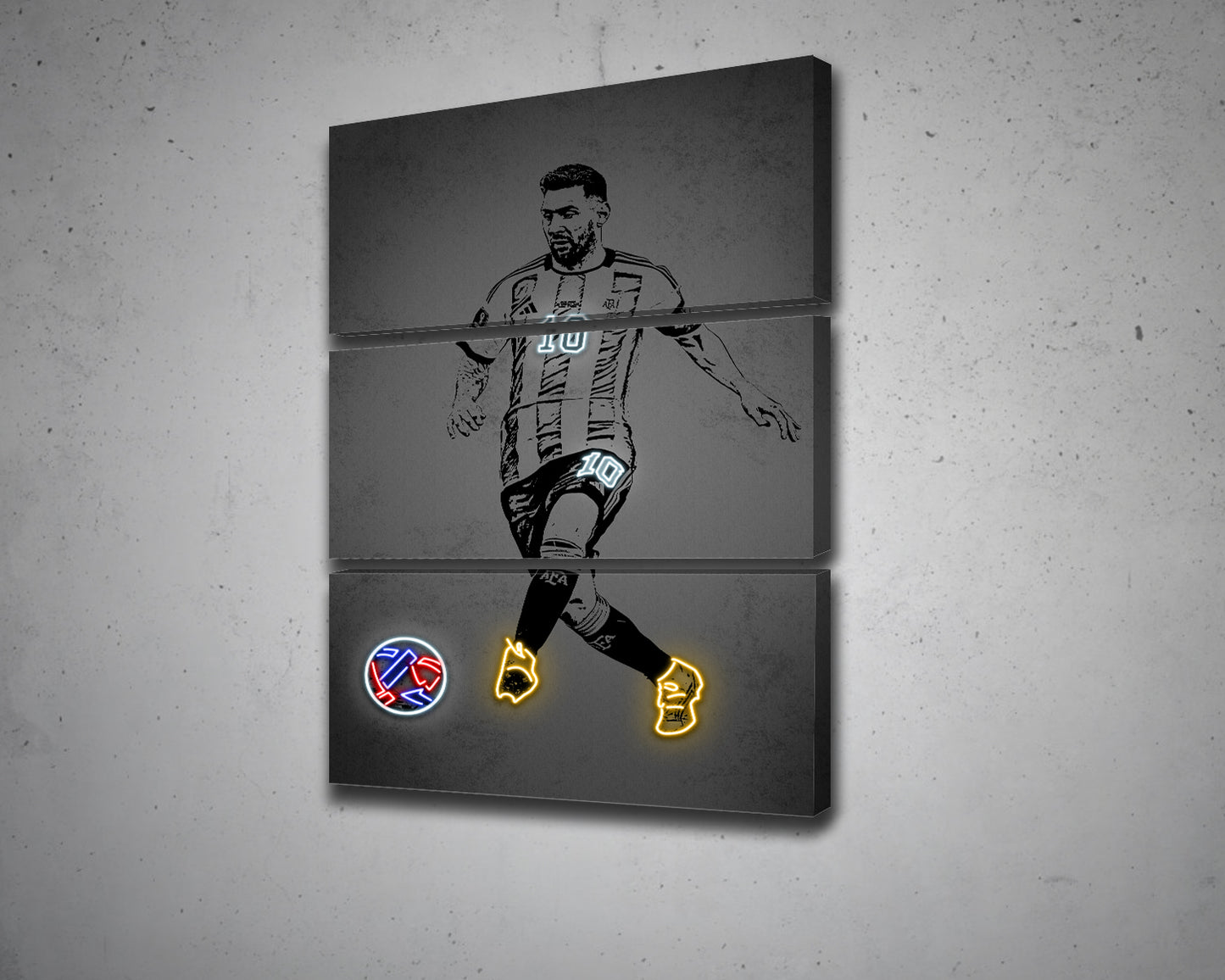 Lionel Messi Canvas Wall Art 
