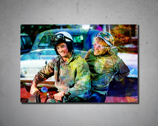 Dumb And Dumber Art Multicolour Wall Art
