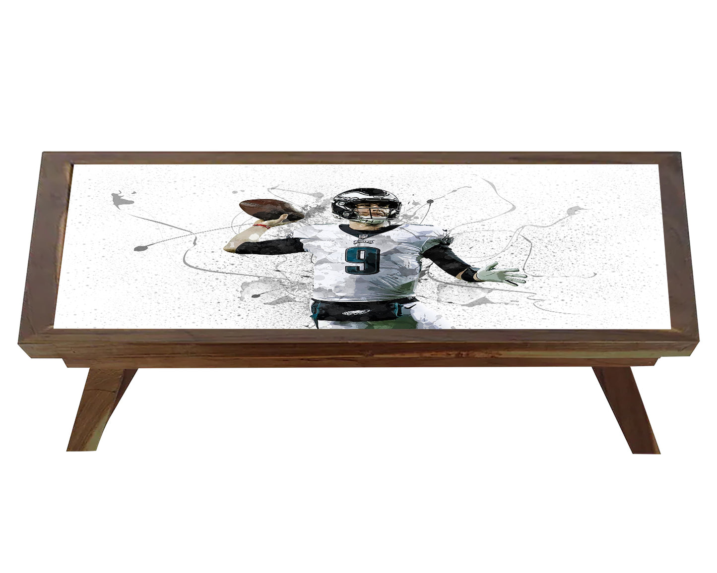 Nick Foles Splash Effect Coffee and Laptop Table 