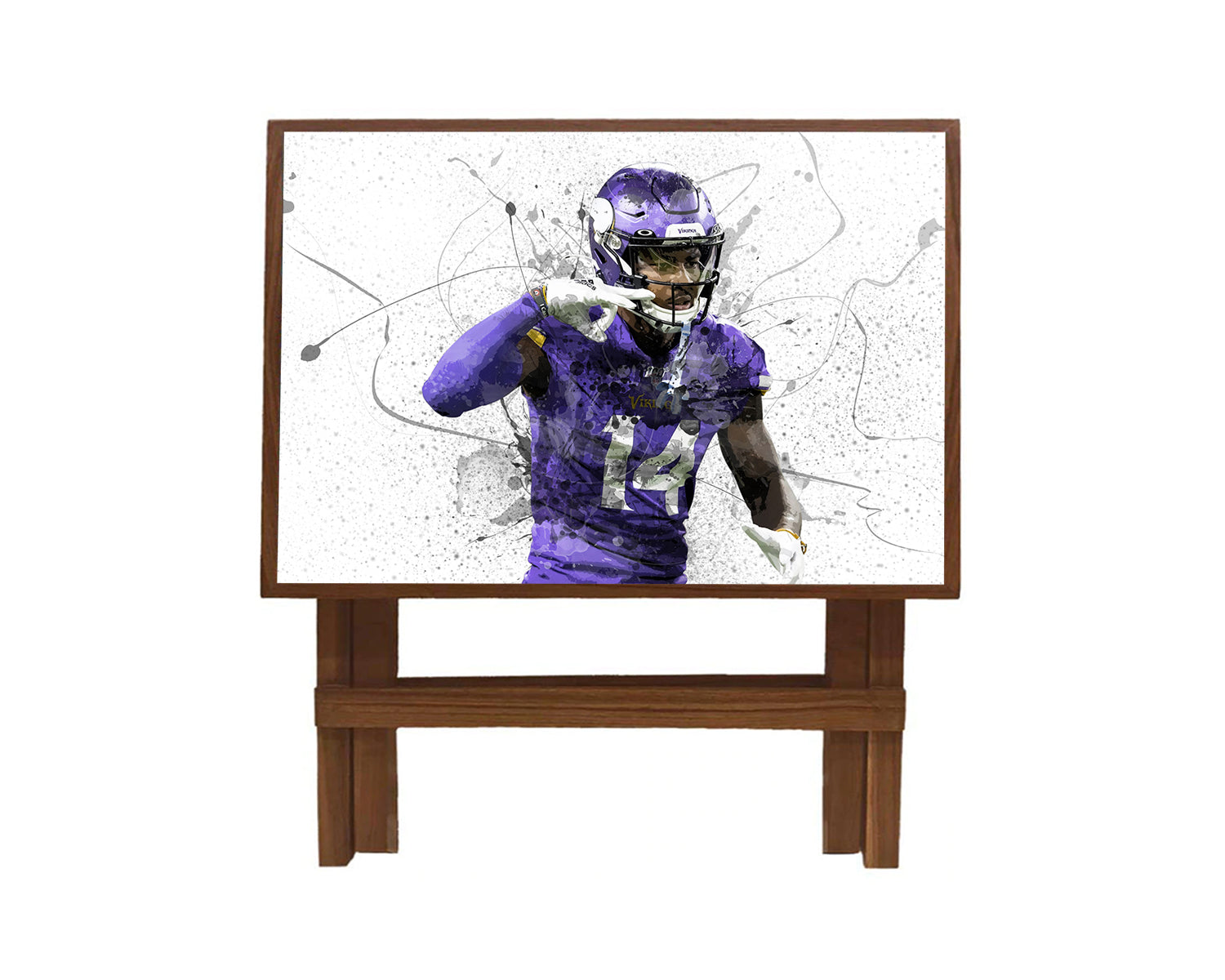 Stefon Diggs Splash Effect Coffee and Laptop Table 