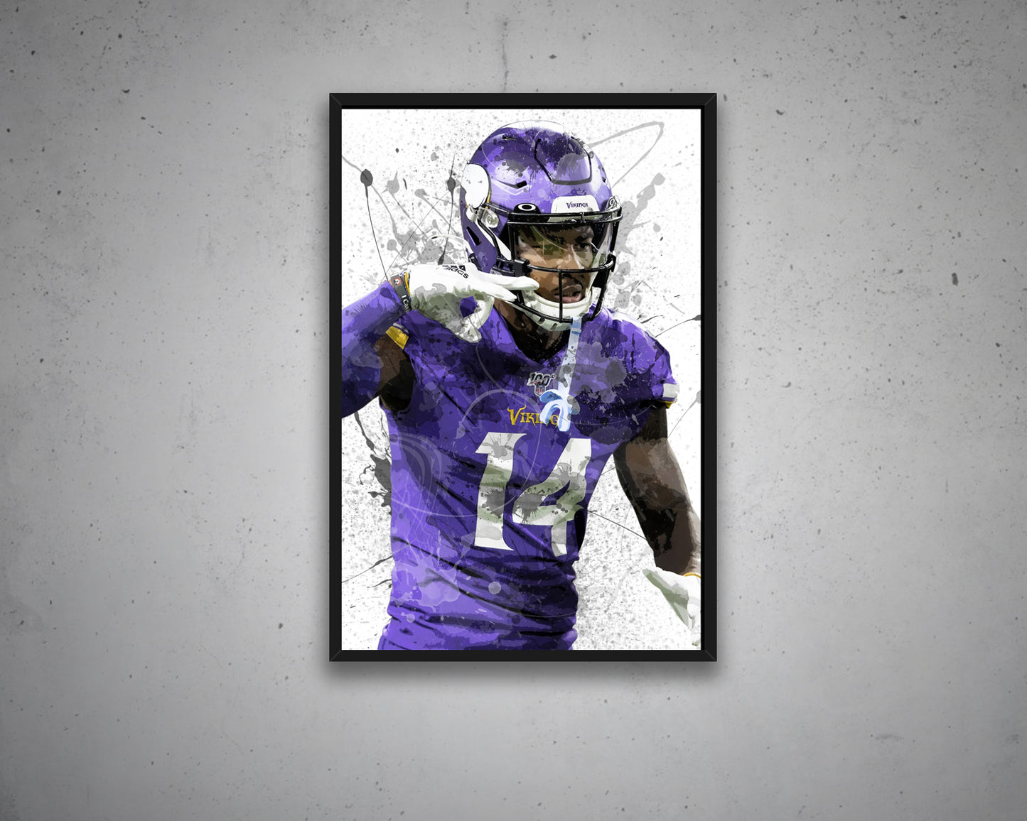 Stefon Diggs Canvas Wall Art 