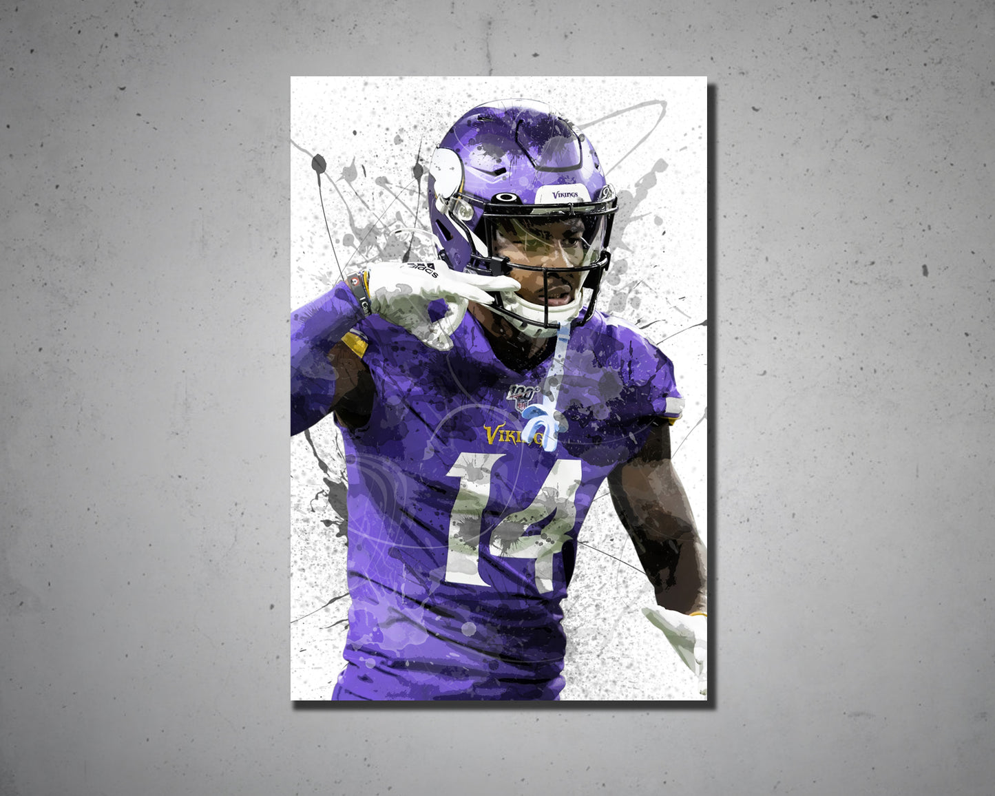 Stefon Diggs Canvas Wall Art 