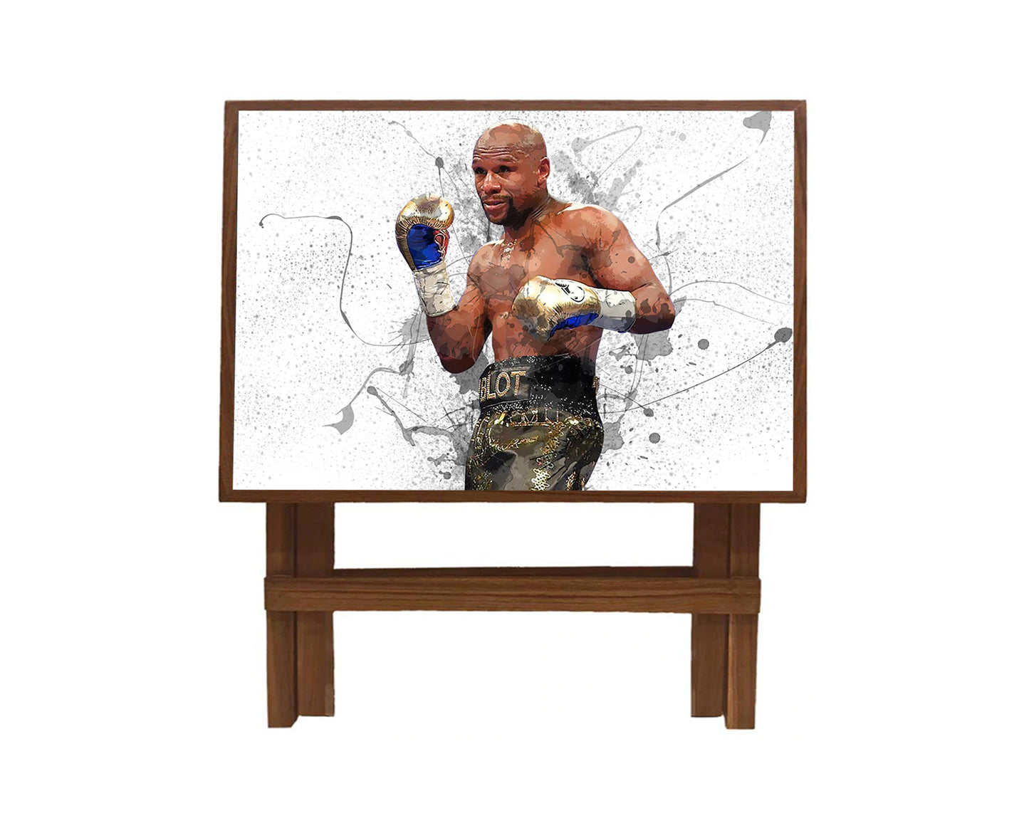 Floyd Mayweather Splash Effect Coffee and Laptop Table 