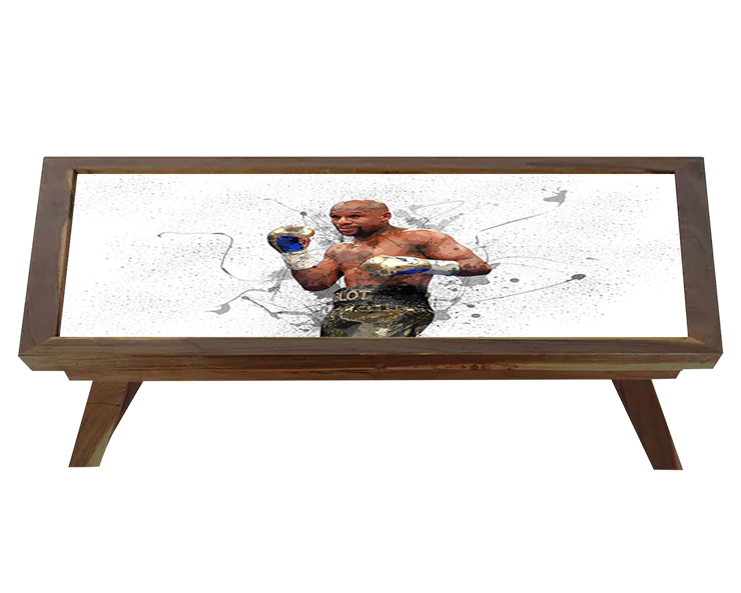 Floyd Mayweather Splash Effect Coffee and Laptop Table 