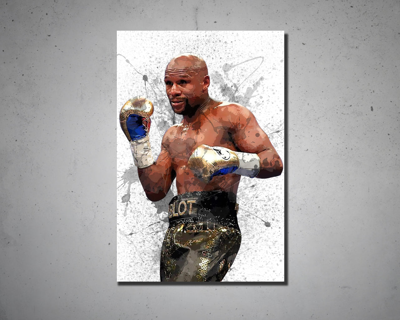 Floyd Mayweather Canvas Wall Art