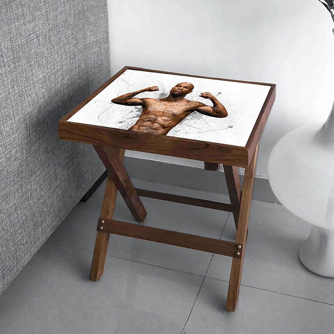 Floyd Mayweather Splash Effect Coffee and Laptop Table 