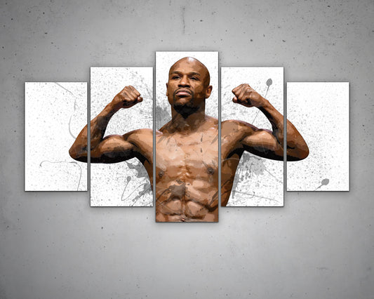 Floyd Mayweather Canvas Wall Art