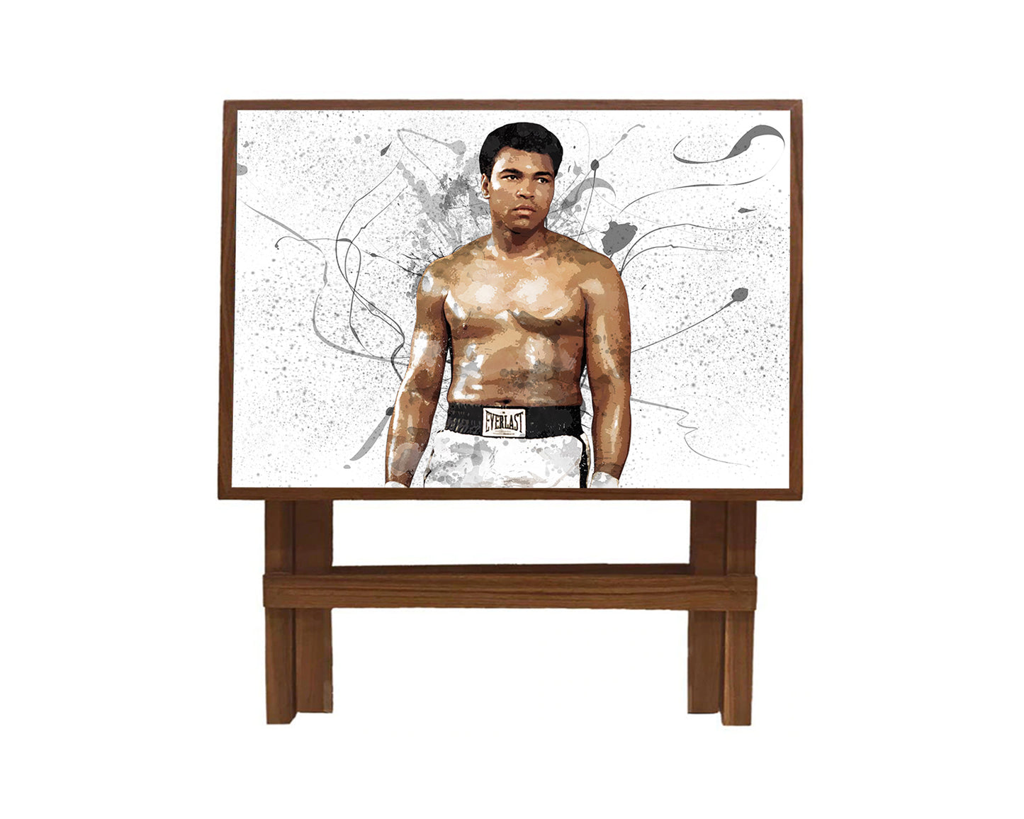 Muhammad Ali Splash Effect Coffee and Laptop Table 