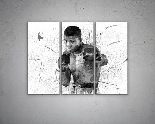 Muhammad Ali Splash Effect Canvas Art 