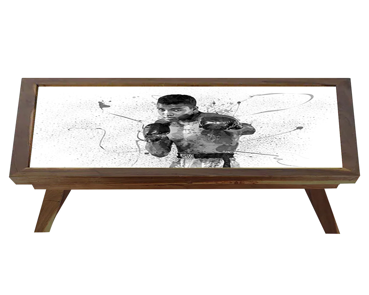 Muhammad Ali Splash Effect Coffee and Laptop Table 