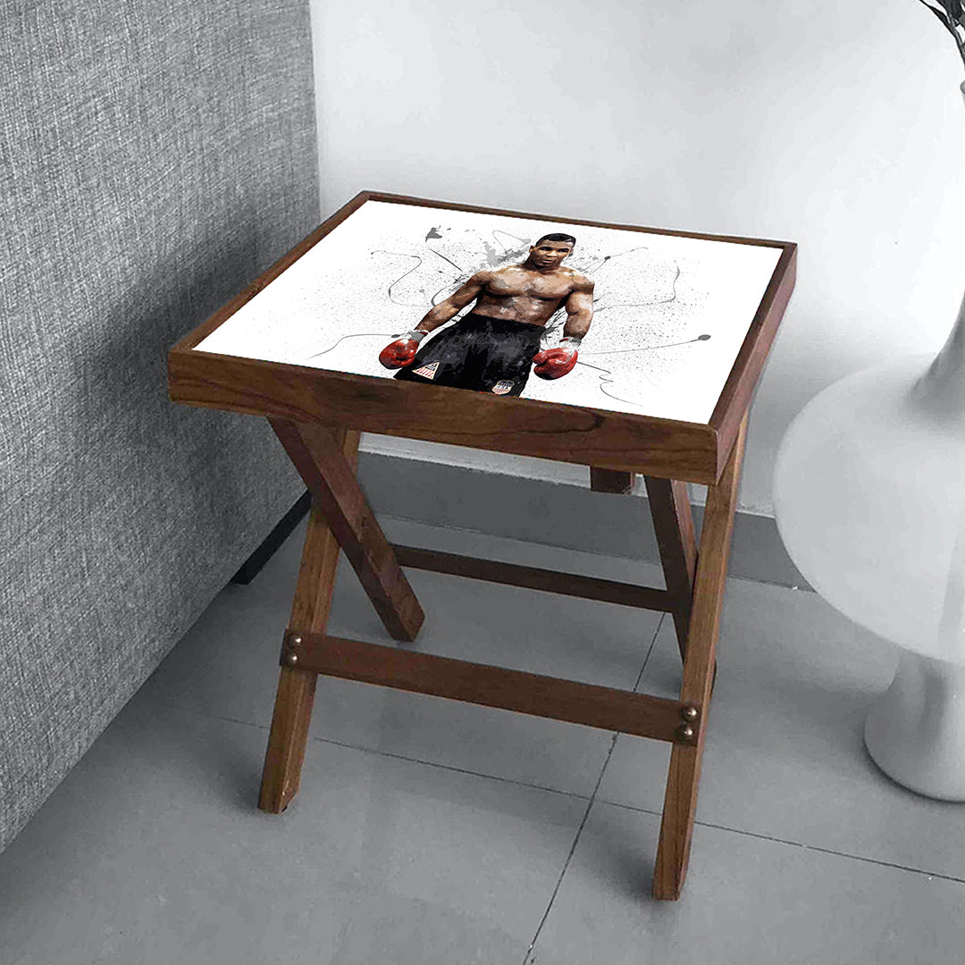 Mike Tyson Splash Effect Coffee and Laptop Table 